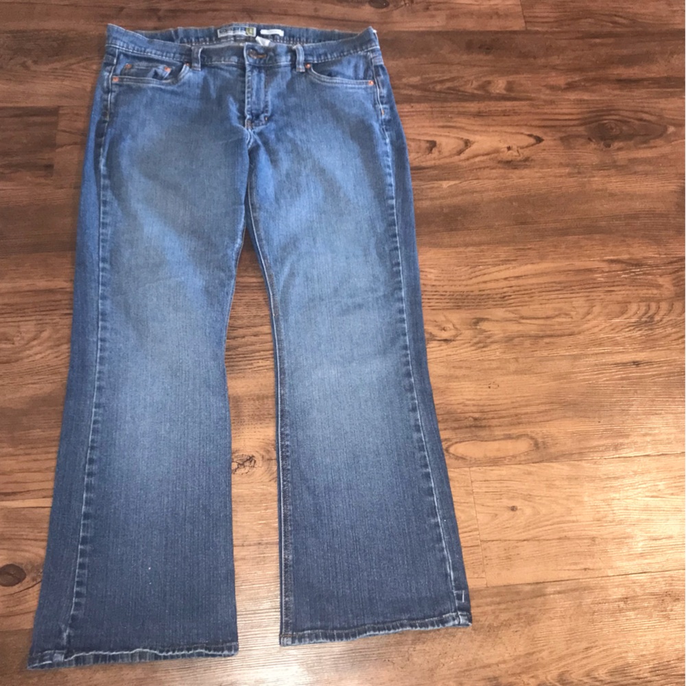 OLD NAVY JEANS SIZE 10 Classic Straight Leg Blue Jeans Boot cut flare - Picture 12 of 12